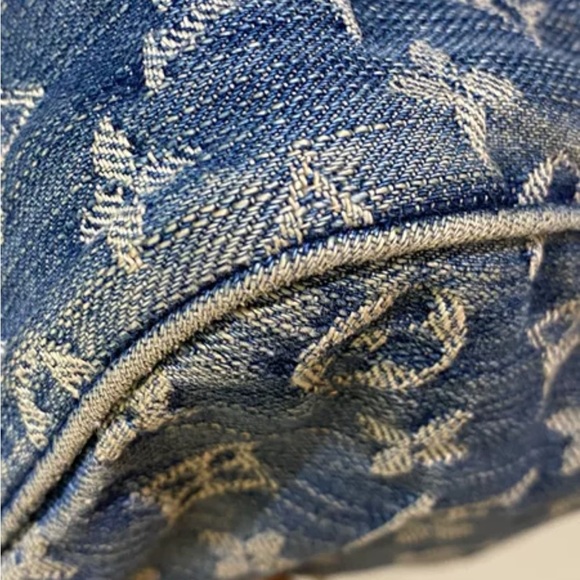 Louis Vuitton Monogram Denim Camera Bag Shoulder Bag Blue - Picture 9 of 10